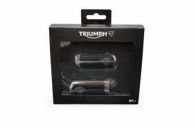 A9758310 Triumph Highway Pegs Logo Chrome A9758310 Triumph Highway Pegs Logo Chrome