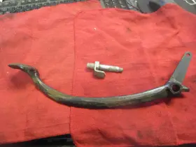 104525 Triumph F5242 650 Rear Brake Pedal And Spindle 1963 1964 T120 Tr6 Bonneville