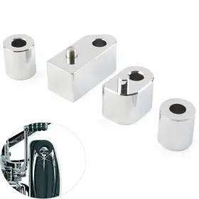 Tsclub Uk 550716620202 1 Inch Driver Floorboard Spacer Extension Kit Set Fit Harley Touring Road King Glide