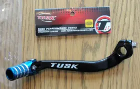103-085-0089 Tusk Folding Shift Lever Black/blue Tip 1030850089 Kx 125 250 500