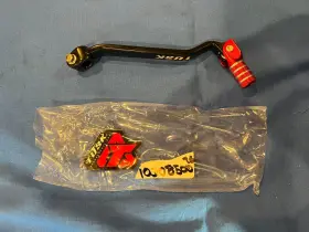 1030850076 Tusk Like New Folding Shift Lever Shifter Red For Honda And Yamaha
