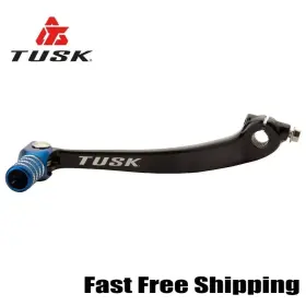 1030850201 Tusk Folding Shift Lever Black/blue Tip For Yamaha Yfz450 Yfz450r And More