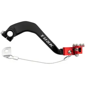 L33-1014r Tusk Aluminum Brake Pedal Red Tip