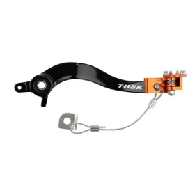 L33-5001 Tusk Aluminum Brake Pedal Orange Tip For Ktm 125 Sx 2007-2010 2012-2015