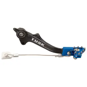 L33-50100922-9f77b7 Tusk Aluminum Brake Pedal Blue Tip For Husqvarna 701 Enduro 2020-2022