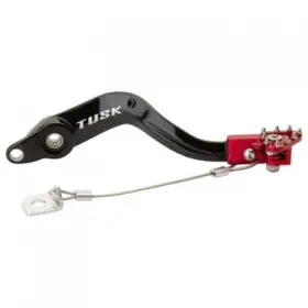 L33-6006-p Tusk Aluminum Brake Pedal Red Tip