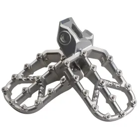 Tp7075-ktm-silverc697-7b4b61 Tusk Strike Billet Moto Foot Pegs Silver For Ktm 125 Xc 2023-2025