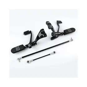 Ft13 Unbranded 611355540051 For Sportster Ft04 Black Ward Controls Easy Install Kit Steel And Aluminum