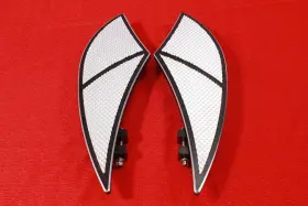 M23-2 Usa-biker Footboard Footpegs Pegs Floorboards Fit Harley Touring Softail Street Flst 86-up