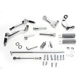 45907 V-factor Chrome Forward Control Kit Without -ring Ride Pegs -