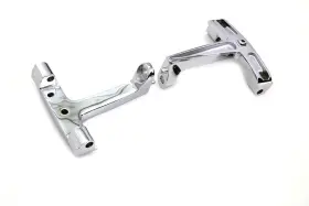 52719-93b V-twin Manufacturing 27-0561 Rear Passenger Footboard Mounts For Harley Flt Touring Road King 1993