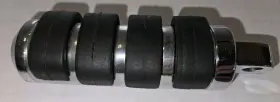 27-1586 V-twin Manufacturing Anti-vibe Iso Large Driver Male Mount Foot Peg Frt Harley Softail Dyna Sportster