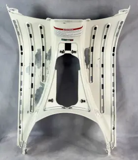 1b006953000ld Vespa 2014 Gts 300 I.e. Super Floor Footrest Part Oem White Paint