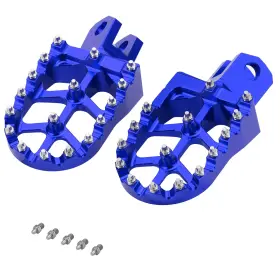 Vg Mbf09003bu Dirt Bike Foot Pegs Footrest Cnc Blue For Rm125 Rm250 Rm250z Rmx250 Drz400 400sm