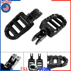 Fp-359-blk Vipjq Front Footrests Foot Peg Fit For Moto Guzzi V85 Tt/ V100 Mandello/ V7 850 Us