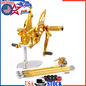 M528-b004-gold Vipjq Rearset Rear Set For Honda Cbr600rr Cbr 600 Rr 2007-2008 Gold