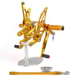 M528-b017-gold Vipjq Rearset Rear Set For Kawasaki Zx10r Zx 10r 2006-2007 Gold