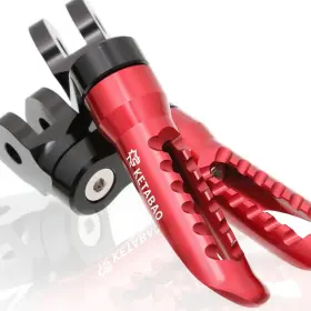 Fpfg100m40bkp03kerdvmtop364 Vmbolt Bob 1.5 Inch Lower Front Foot Pegs Red For Yzf R1 R1m 15 16 17 18 19 20 21