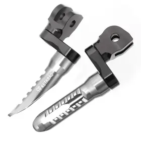 Fpfg17m25bkp03kevtitmtop076 Vmbolt Bob 1 Inch Lower Front Foot Pegs Titanium For Diavel Carbon 11-13 14 15 16 17 18