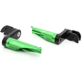 Fpfg4040mmbkmfpgrvmtop009 Vmbolt Shinobi 40mm Lower Rider Foot Pegs Green For Kawasaki Ninja H2 Sx 18-24 23