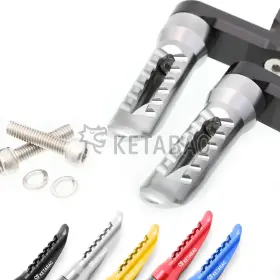 Fpfg55m40bkp03kevmtop221 Vmbolt Titanium Bob 1.5 Inch Lower Front Foot Pegs For Brutale 675 12 13 14 15 16