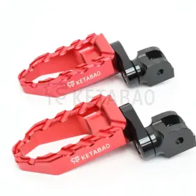 Fpfg73m25bkp04ketabaovmtop280 Vmbolt Red Buzz 1 Inch Lower Front Foot Pegs For Gsf 600 Bandit 97-00 01 02 03 04