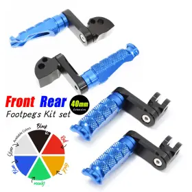 Fpkitbu008m40bkmccpxxxpn001 Vmbolt Blue Mccp 1.5 Inch Lower Rear Front Foot Pegs For Xb9r Firebolt 02-04 05 06 07