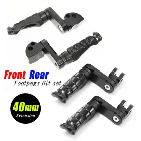 Fpkitka043m40bkmccpxxxpn001 Vmbolt Black Mccp 1.5 Inch Lower Rear Front Foot Pegs For Zx-10r Ninja 11 12 13 14 15
