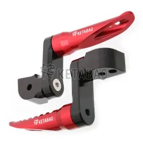 Fprr47bm40bkp03kexxxvmtop158 Vmbolt Red Bob 1.5 Inch Lower Rear Foot Pegs For Kawasaki Ninja 1000 Sx Z1000sx 12 13