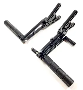 Vrgbpbusaj9b Voodoo Grudge Rearset W Brake For Suzuki Hayabusa 1999-2025