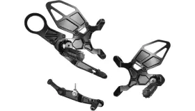 Rs186k Vortex Adjustable Rear Set Version 2 - Black