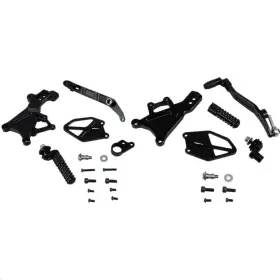 1623-0483 Vortex Rs634k Black Rear Set For Yamaha Yzf-r6 2017-2018 3-rs634k