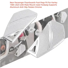Hcuspe017002 Vpzmt New Rear Passenger Floorboards Foot Pegs Fit For Harley 1984-2025 Models Chrome