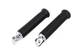 27-1509 Vtwin Manufacturing Harley Rubber Style Extended Footpeg Set