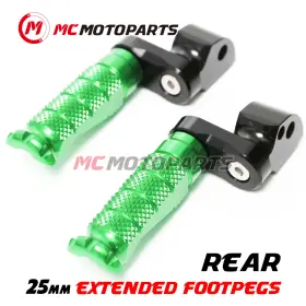 Vvrfpa1825mmbkmccpxxcl4583 Vvracing R-fight Passenger Footpegs 25mm Riser For Ducati Xdaivel S 2016-2019