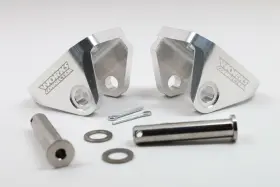 20-515 Works Connection Offset Footpeg Mounts Yamaha Yz250f Yz450f 2023-2025 Woc