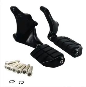 Tk-g-0411-03 Wowtk Rear Passenger Footpegs Foot Rests Pedal Mount Fits For Harley Sportste