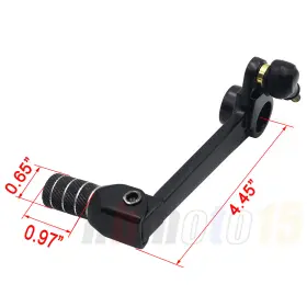Hzmt268-003-bk Xinyun Spare Parts Black Folding Gear Shift Lever Aluminum For Kawasaki Zx-12r 2000-2005