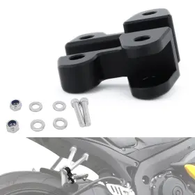 Fb019hwfpl146 Xitomer Rear Passenger Footpeg Lowering Mounts Black Fit For Suzuki Gsx-r600 2008-2015