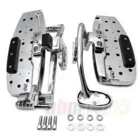 Xt Market 2026051904 For Honda Goldwing Valkyrie Gl1800 F6b Chrome Front Foot Board Driver Floorboard