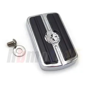 Us-mt216-052-cd-xin Xt Market For Harley Softail Dyna Electra Glide Rear Brake Pedal Cover Chrome Skull Us-mt216-052-cd-xin Xt Market For Harley Softail Dyna Electra Glide Rear Brake Pedal Cover Chrome Skull