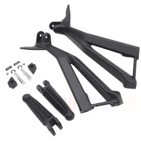 Us-mt390-051-mbk1 Xt Market For 07-08 10-11 Ducati 1098 S / 12-13 848 Rear Passenger Footpeg Bracket Black