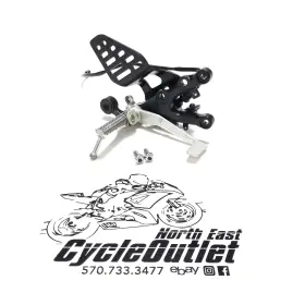 13s-27446-10-00 Yamaha 2020 17-20 Yzf R6 Oem Right Rearset Rear Set Driver Foot Peg Rest Stop