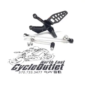 2c0-18115-00-00 Yamaha 2009 08-16 Yzf R6 Oem Left Rearset Rear Set Foot Peg W Shifter