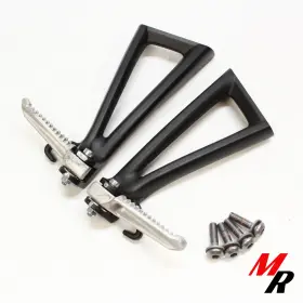 2c0-2741l-00-00 Yamaha 08-16 Yzf-r6 - Straight Oem Left Right Rear Passenger Peg Set
