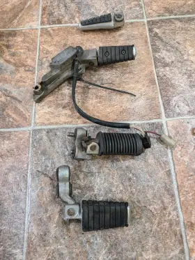 3cf-27410-00-93 Yamaha 1992 91-99 Virago 1100 Xv1100 Left Right Front Rear Set Foot Peg Rest