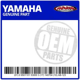 3vr-27431-02-00 Yamaha Oem Rear Footrest Genuine Part For Motorcycles