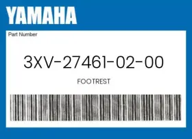 3xv-27461-02-00 Yamaha Genuine Footrest -