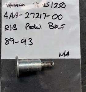 4aa-27217-00 Yamaha Yz125 / 250 Rear Brake Pedal Bolt 89-93 New Oe P/n