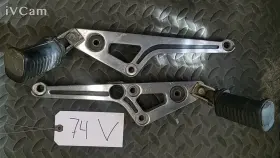 4h7-27442-00-00 Yamaha 80-83 Xj650 Front Foot Rests Pegs Steps Set Pair 4h7-27442-00-00 Yamaha 80-83 Xj650 Front Foot Rests Pegs Steps Set Pair
